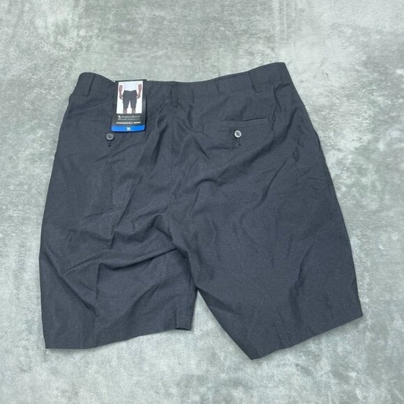 Pebble Beach Dry-Luxe Mens Performance Golf Shorts Size 36 Gray Lightweight 6941 - Picture 7 of 8